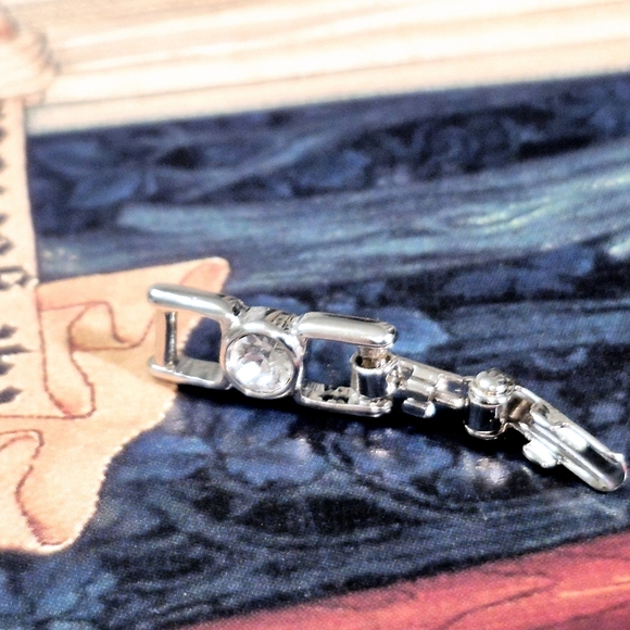 Swarovski Bracelet Extender Wirh A Sparkling Crystal - Picture 2 of 5